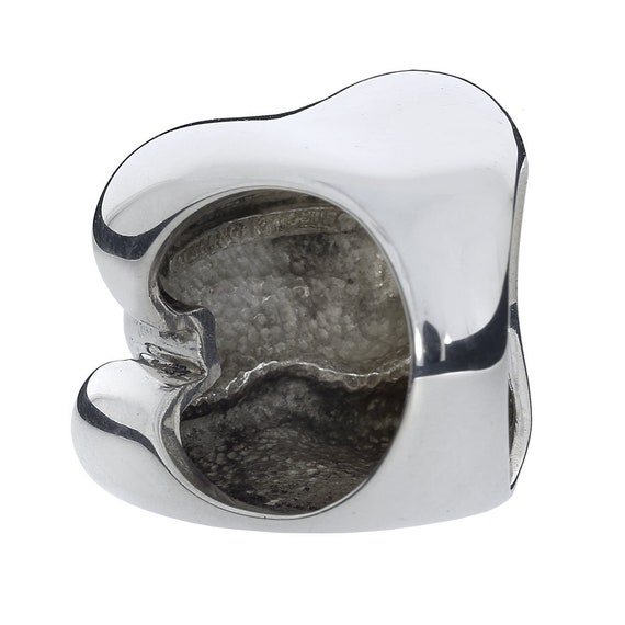 Charles Krypell Large Sterling Silver Bean Ring - image 4
