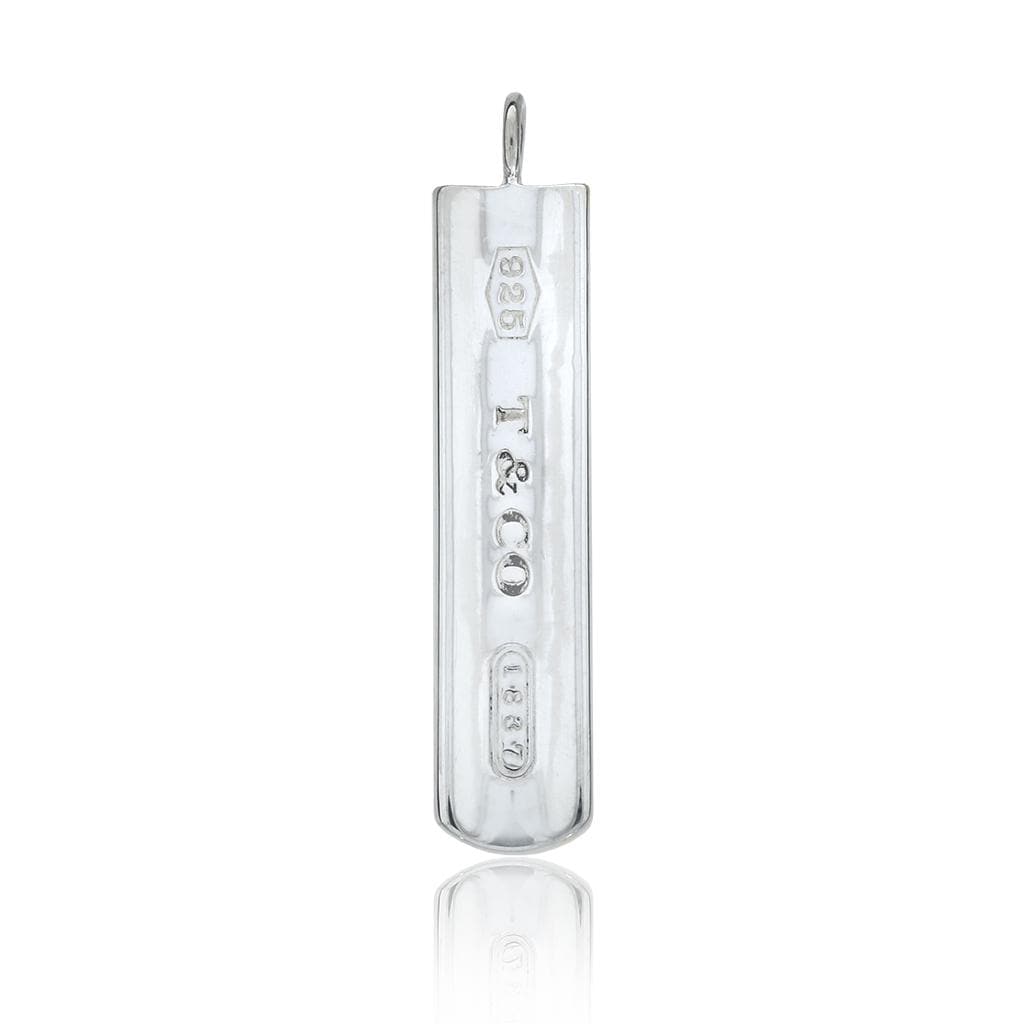 Tiffany & Co Iconic 1837 Sterling Silver Bar Pendant SP-3331-C - Etsy