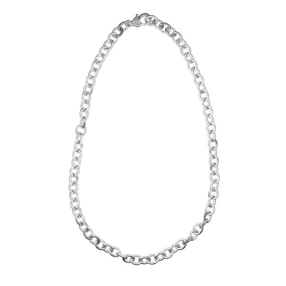 Judith Ripka Sterling Silver Cable Necklace - Gem