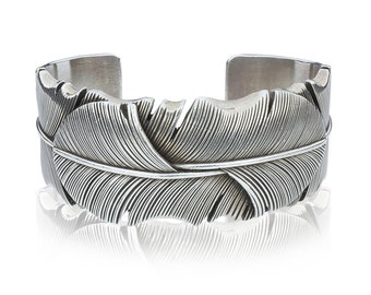 Bracciale rigido etnico in argento sterling da 8-1/4 - Vintage in argento 925 - Motivo intagliato a tacche - Stretto e sottile - Impilabile - Fatto a mano - Italia