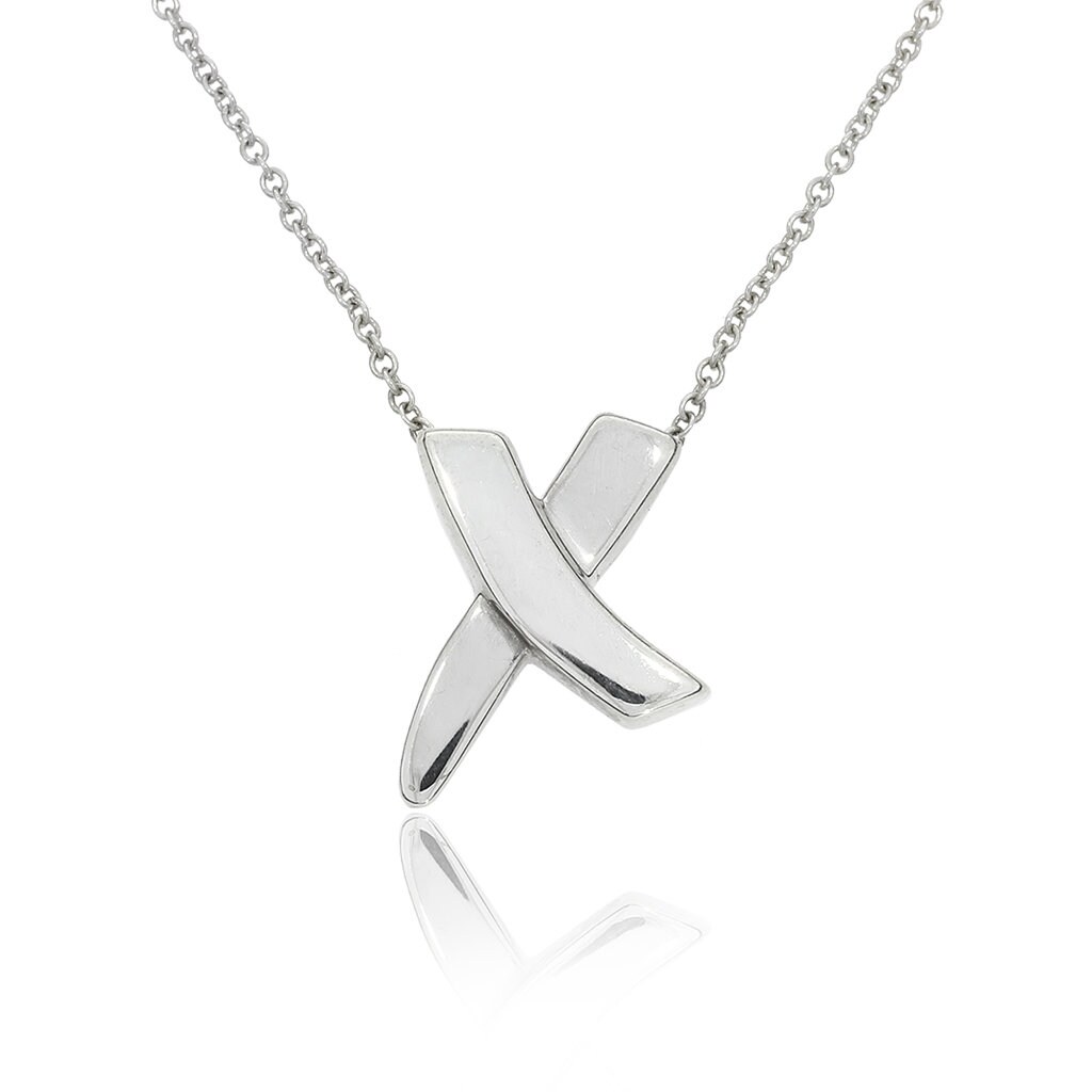 Tiffany & Co. Paloma Picasso クロス ネックレス Tiffany & Co Paloma Picasso Graffiti X 16 1/2