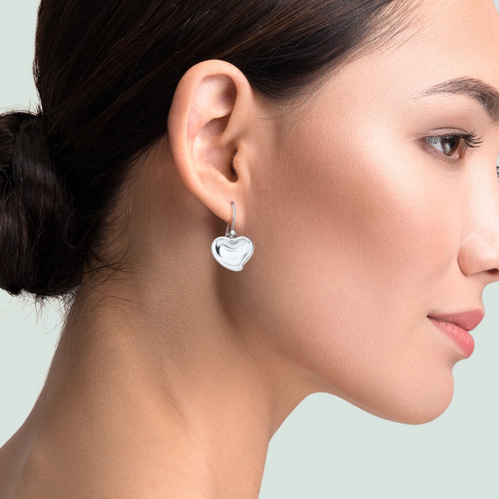 ★TATIANA★ Silver 925 Amelie Heart Mix Earrings EC1741 1707 Designer fashion, Seoul-fully created | W Concept