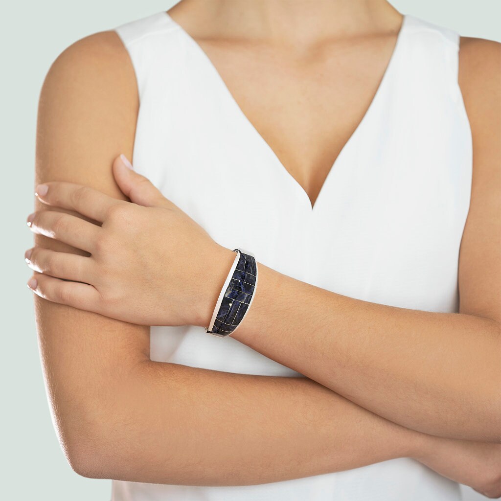 タスコ 950 シルバー デザイナー ヴィンテージ ソーダライト インレイ