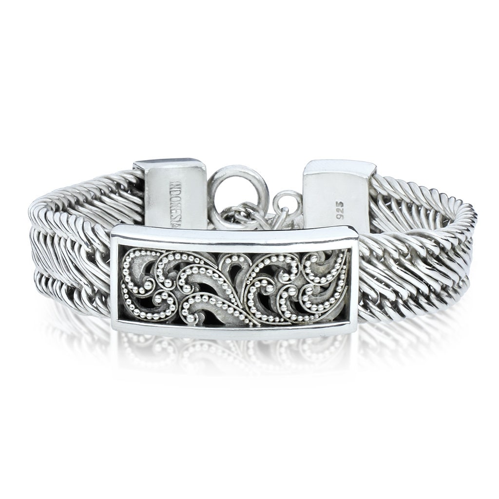 即決 LOIS HILL ローリーヒル シルバー ブレスレット 925 Lois Hill Sterling Silver 7 1/2