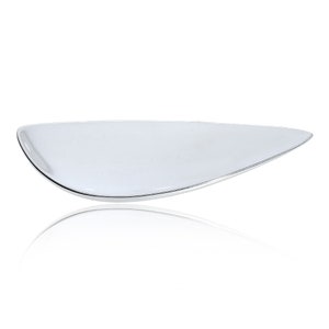 Hans Hansen Bent Gabrielsen Designed Sterling Silver 113 Modernist Denmark Boomerang Brooch