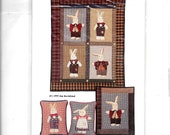 Country Appliques quot Old Rabbits quot Pattern 91