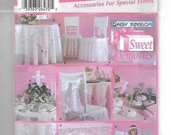 Simplicity Table Top Accessories Pattern 5604