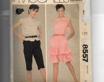 Simplicity Misses' Top, Skirt and Pants Pattern 8557