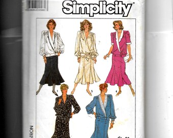 Simplicity Misses' Two-Piece  Dress Pattern 8343