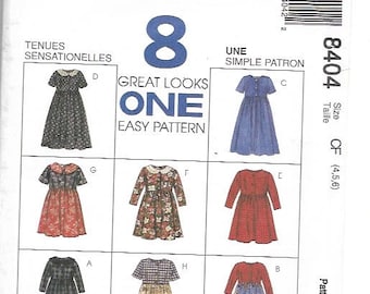 McCall's Child's Dress  Pattern 8404