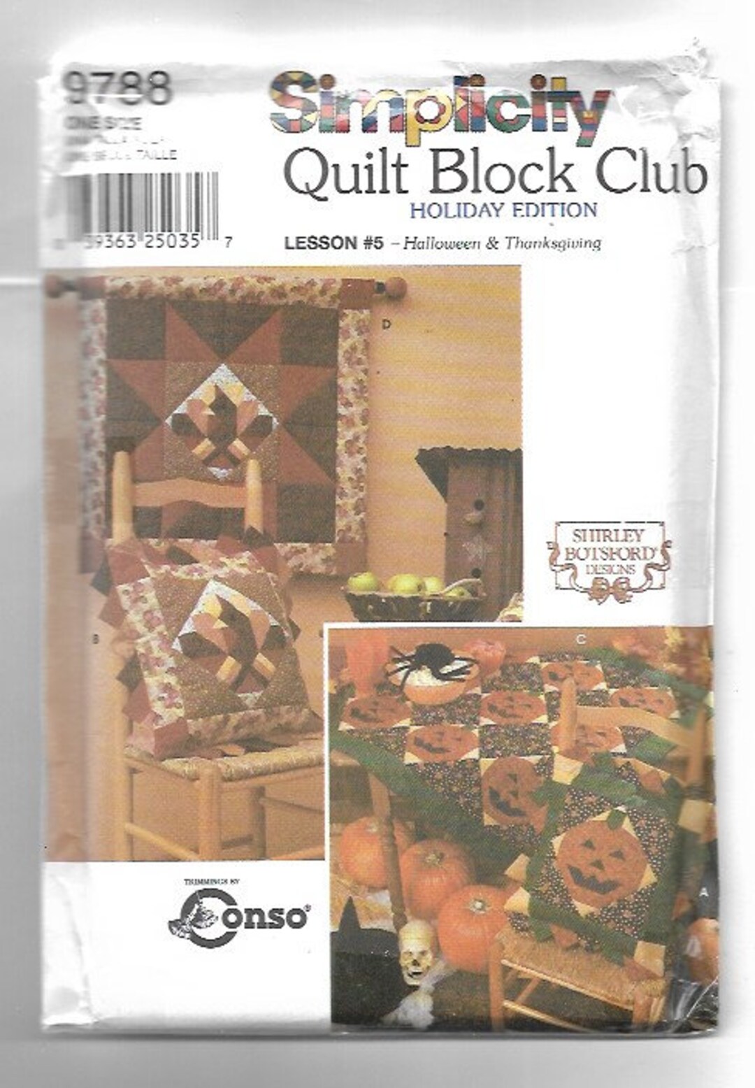 Simplicity Quilt Block Club Holiday Edition Pattern 9788 Etsy