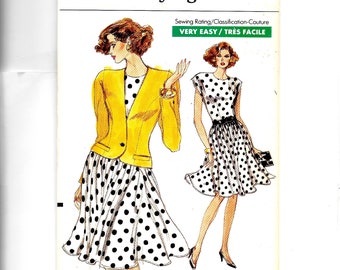 Vogue Misses'/Miss Petite Jacket and Skirt    Pattern 7442