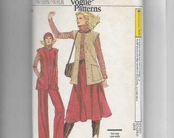 Vogue Misses' Jacket , Top, Skirt and Pants  Pattern 9928