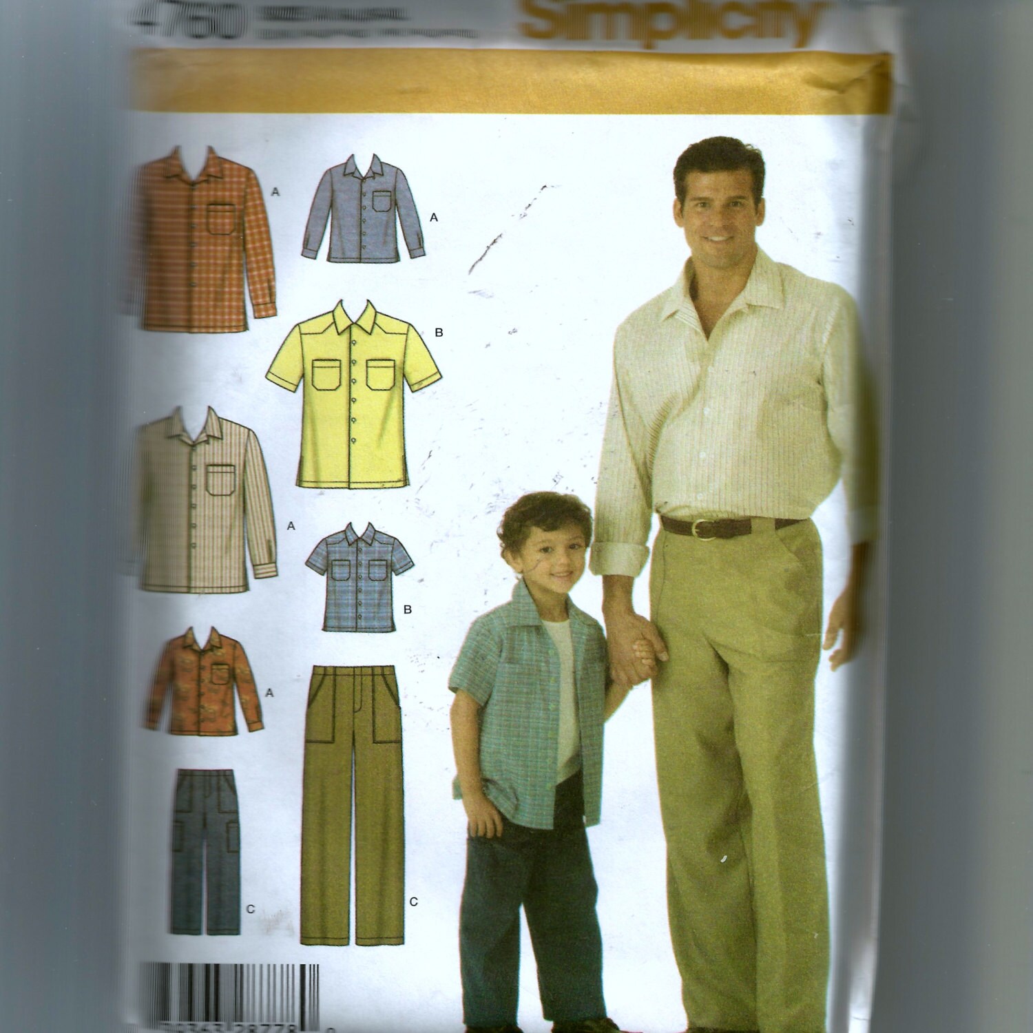 Simplicity Boys' and Men's Pants and Shirt Pattern - Etsy