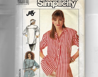 Simplicity Misses' Loose Fitting Shirt   Pattern 8082