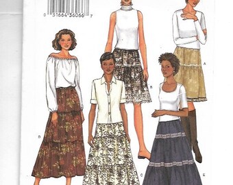 Butterick Misses' / Miss Petite Skirt  Pattern 3734