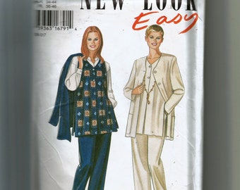 New Look Misses' Jacket, Tunic and Trousers Pattern 6360