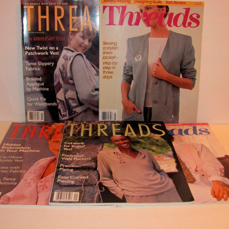 Five Threads Sewing Magazines Etsy