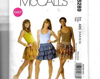 McCall's Misses' Skirts  Pattern  6289