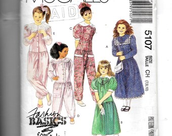 McCall's  Girls' Dress and Jumpsuits   Pattern  5107