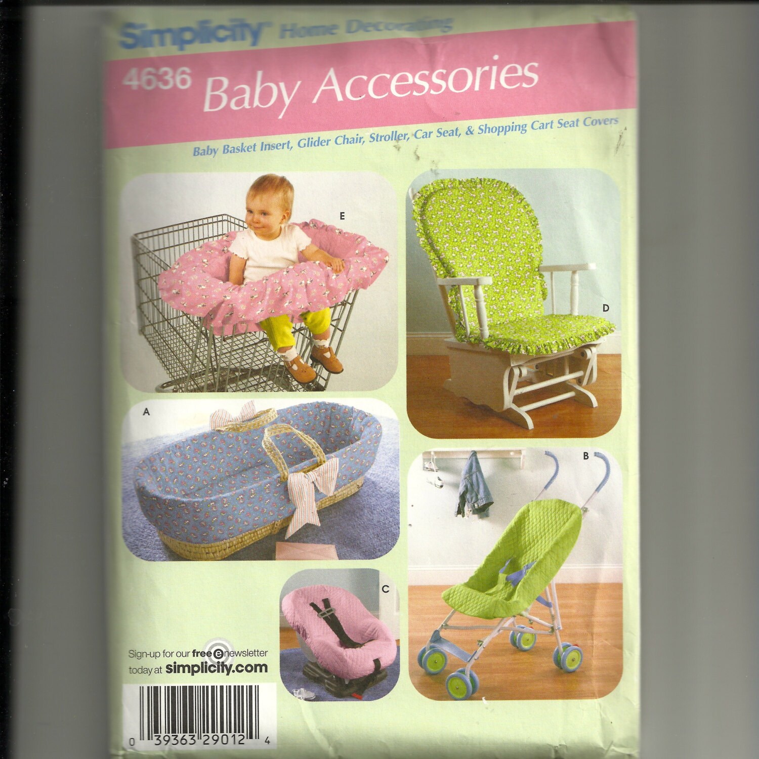 Simplicity Baby Accessories Pattern 4636 Etsy