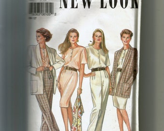 New Look Misses' Dress, Jacket, Top and Trousers Pattern 6105