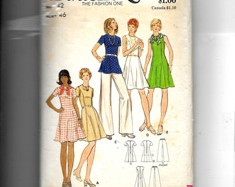 Butterick Misses' and Women's Dress, Tunic and Pants Pattern 3145