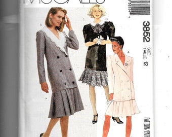 McCall's Misses' Dress  Pattern 3852