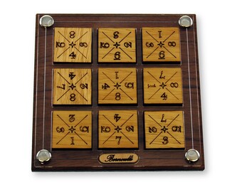 Rompecabezas de madera Bernoulli: regalo único para amantes de la física y las matemáticas; desafiante juego de lógica para adultos; rompecabezas inspirado en la ciencia; decoración para la oficina.