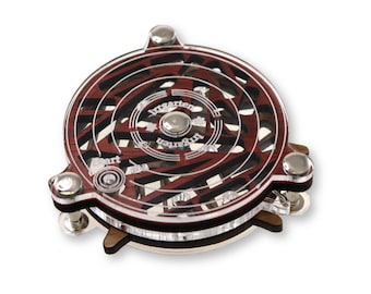 Irrgarten Mini Labyrinth Wood Puzzle Unique Maze Logic Game Adults Challenging Pocket Brain Teaser Labyrinth Logic Toy Modern Office Decor