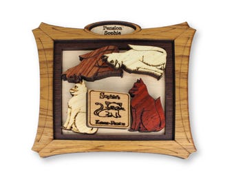 Katzen Pension Wood Puzzle – Unique Gift for Cat Lovers – Challenging Kitten Logic Game for Adults – Modern Office Decor Feline Brain Teaser
