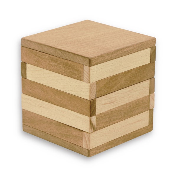 Box of Tricks Puzzle Box, Wooden Puzzle, Brain Teaser, Game, Mechanical Puzzle, IQ Logic Teaser, 3D Puzzle.