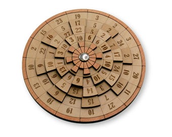 Thales Wooden Puzzle – Level 9 Gruelling Math Brain Teaser – Handmade Wood Logic Game – Gifts for Him