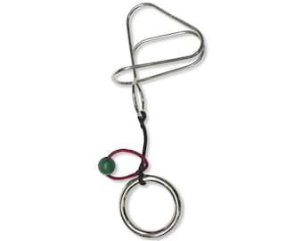 Destroyer Wire Puzzle, Puzzle Master Brain Teaser, Game, Mechanical Puzzle, IQ Logic Teaser, 3D Puzzle, Puzzle