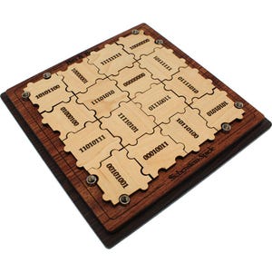 Bits & Bytes Wooden Binary Puzzle: Challenging Logic Game for Programmers image 3