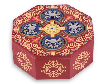 Eternity Puzzle Box, Wooden Puzzle, Brain Teaser, Game, Mechanical Puzzle, IQ Logic Teaser, 3D Puzzle.