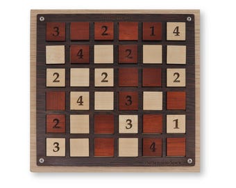 Prometheus Wood Puzzle – Unique Mathematical Logic Game for Adults Modern Office Decor Brain Teaser Geometric Art Sliding Toy Gifts for Him