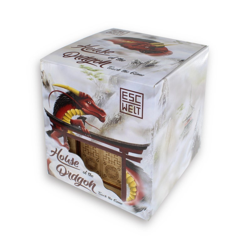 House of the Dragon Wood Puzzle. Puzzle Master. IQ Logic. Brain Teaser. Esc Welt. image 4