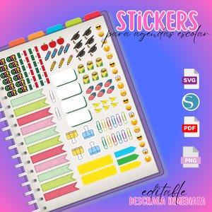 Stickers Agenda escolar / maestros