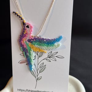 hummingbird necklace Gold, Gift For Her, Hummingbird Gift, Flying Bird Necklace, Sister Gift, Dainty Hummingbird