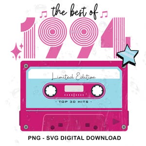 Limited Edition 1994 svg png, Boy 31st Birthday svg png, Retro 31st Birthday svg, Girl 31st Birthday svg png, Retro 1994 svg, 31st Birthday