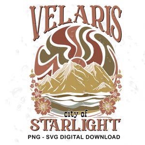 Velaris City Of Starlight PNG, Acotar Series PNG, The Night Court City Of Starlight PNG Includes, City of Starlight