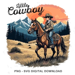 Cute Cowboy Clipart, Baby Cowboy PNG, Wild West Clipart, Baby Western Clipart, Desert Clipart, Saloon, Cactus PNG, Saddle Clipart