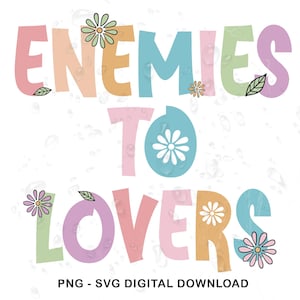 Enemies to Lovers Book Club PNG, Bookish png, Reading PNG, Book Lover png, Romance Reader, Tropes Smutty Vibes Smut Book Club Babe