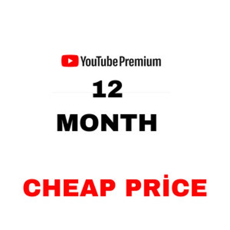 Youtube Premium 12 Month Account %100 Good Quality zdjęcie 1