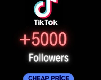 5000 seguidores de Tiktok Comprar