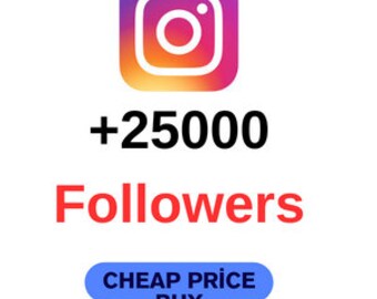 25000 abonnés Instagram réels et sans perte %100 rapides