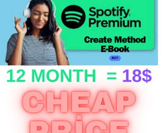 Spotify 12 Monate Nutzung, günstiger Preis