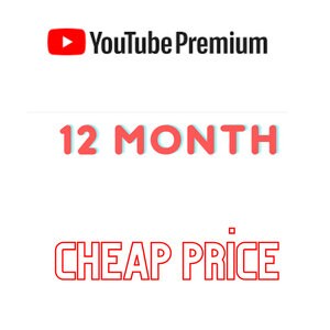 Youtube Premium 12 Month Account %100 Good Quality