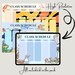 Themed School Schedule, School Timetable, Printable Schedule, Back to ...